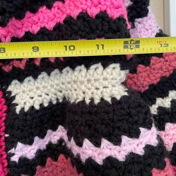 Little Girl Crochet Handmade Coat Dress 18-24 Months - Picture 14 of 16